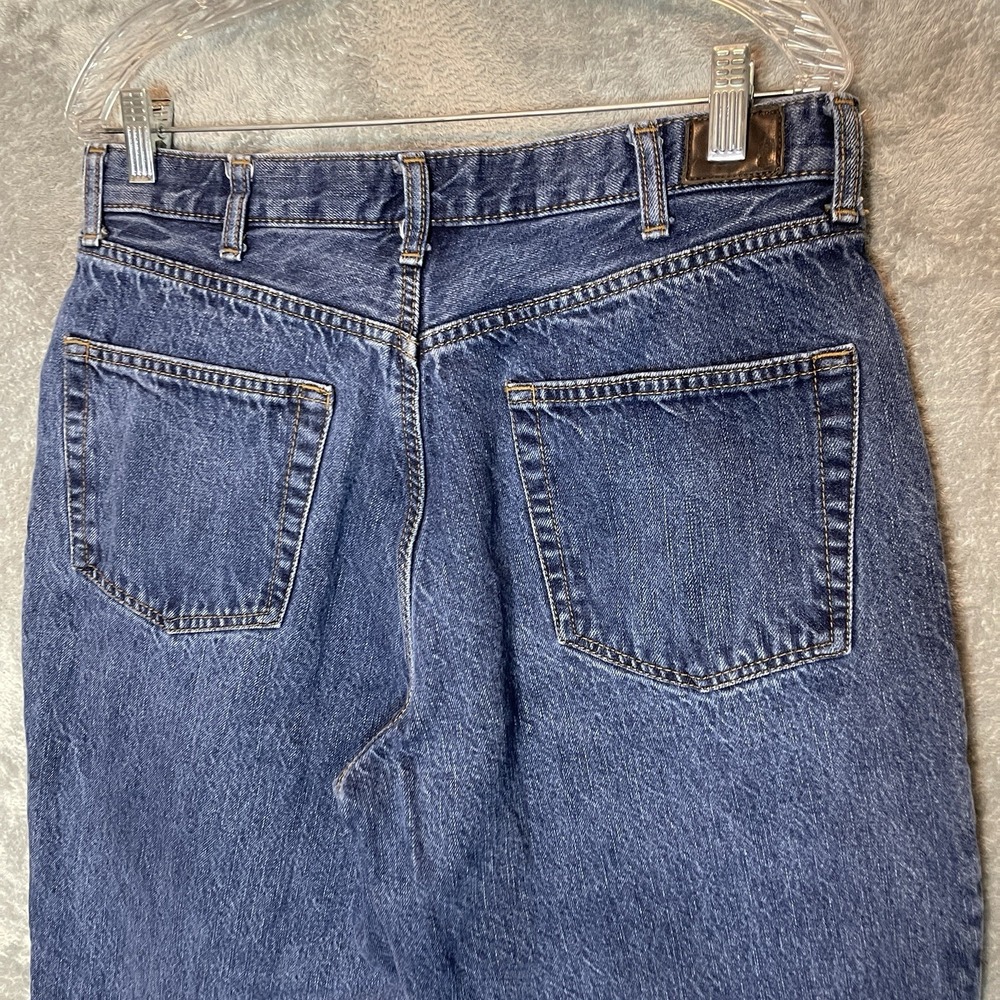 Lands End Men Flannel Lined Relaxed Taper Jean 33x28* Workwear Gorpcore Outdoors - Picture 5 of 10